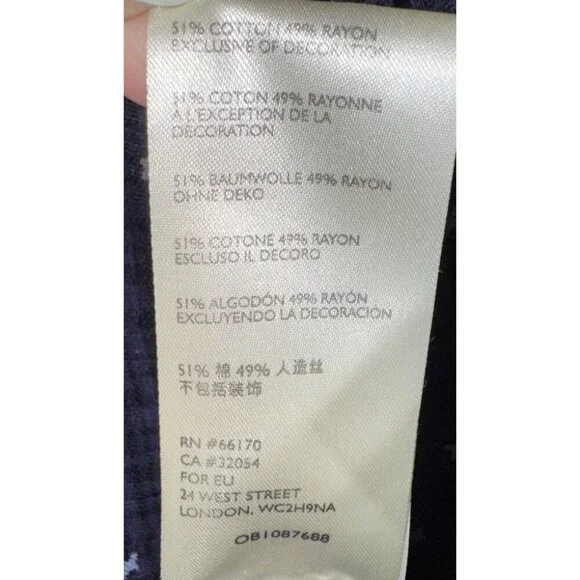 FREE PEOPLE Talia Embroidered Blouse Colorful Boho Oversized Size Medium Women’s - Picture 6 of 9